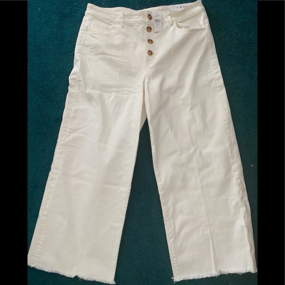 Loft high waist crop pants